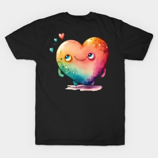 Cute Heart Monster T-Shirt